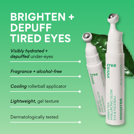 Green Tea Hyaluronic Glow Eye & Face Ball 10ml