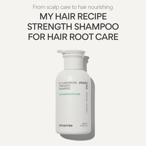 My Hair Recipe Strength Shampoo [For Hair Roots Care] 330ml