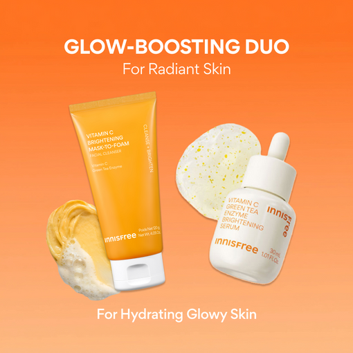 Vitamin C Brightening Mask-to-Foam Cleanser 120g