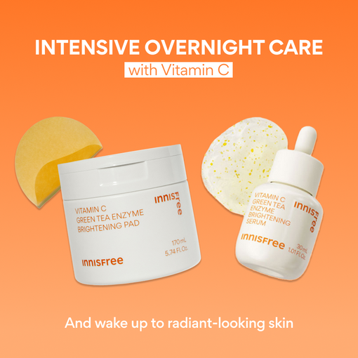 Vitamin C Green Tea Enzyme Brightening Pad 170ml