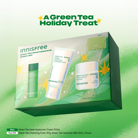 Green Tea Seed Hyaluronic Cream Set [Holidays Edition]