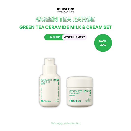 Green Tea Hyaluronic Serum + Cream Set [Hyaluronic Cream]