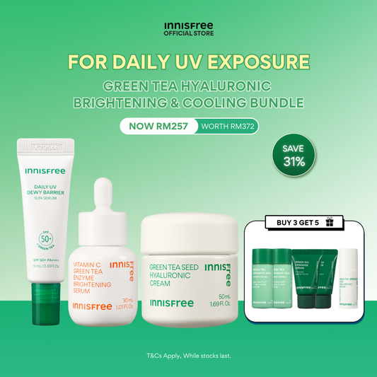 Green Tea Hyaluronic Brightening & Cooling Bundle [Oct Special]