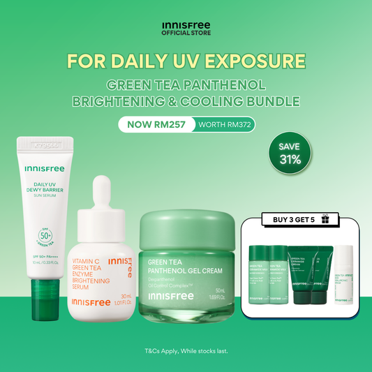 Green Tea Panthenol Brightening & Cooling Bundle [Oct Special]