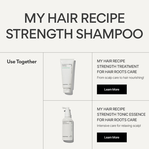 My Hair Recipe Strength Shampoo [For Hair Roots Care] 330ml
