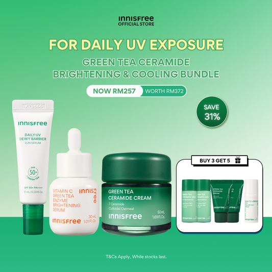 Green Tea Ceramide Brightening & Cooling Bundle [Oct Special]