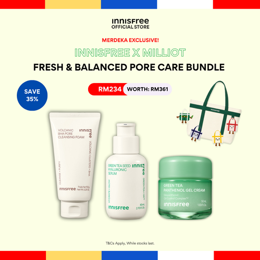[INNISFREE X MILLIOT] Fresh & Balanced Pore Care Bundle