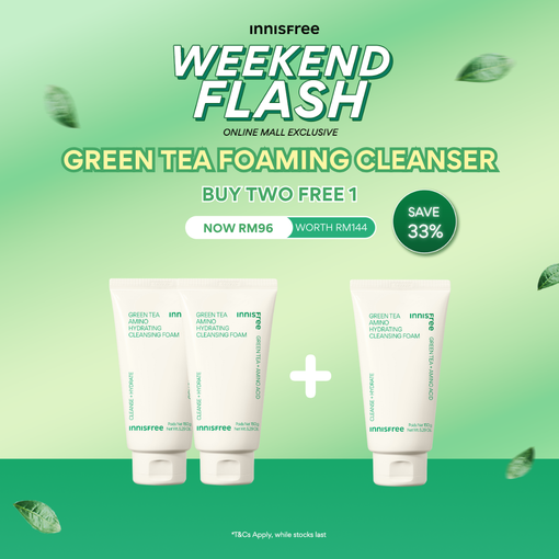 [AUG FLASH] GREEN TEA FOAMING CLEANSER SET B2F1