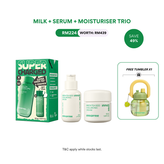 GT Ceramide Milk + GT Hydrating Serum + GT Hyaluronic Moisturiser