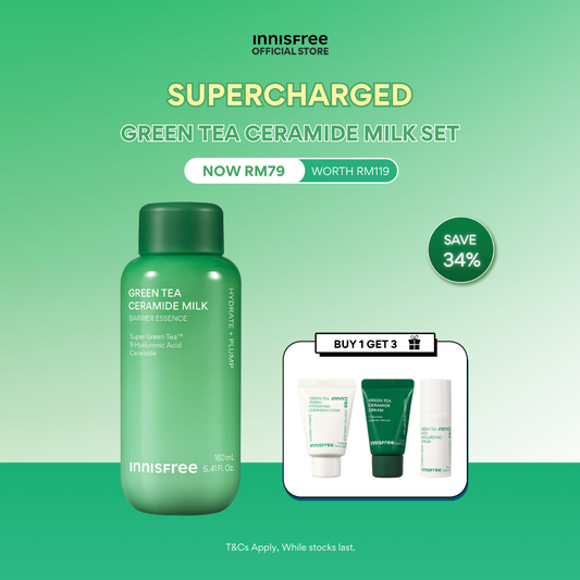 Green Tea Ceramide Milk Set