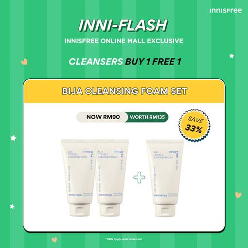 [AUG FLASH] Bija Trouble Cleansing Foam B2F1