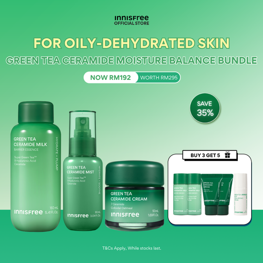 Green Tea Ceramide Moisture Balance Bundle [Oct Special]