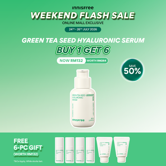 [WEEKEND FLASH] Green Tea Seed Hyaluronic Serum 80ml B1G6