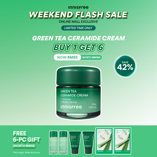 [AUG FLASH] Green Tea Ceramide Cream Set B1G6