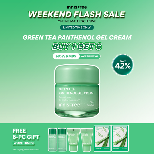 [AUG FLASH] Green Tea Panthenol Gel Cream Set B1G6