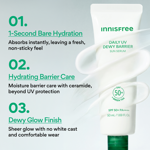 Daily UV Dewy Barrier Sun Serum 50ML