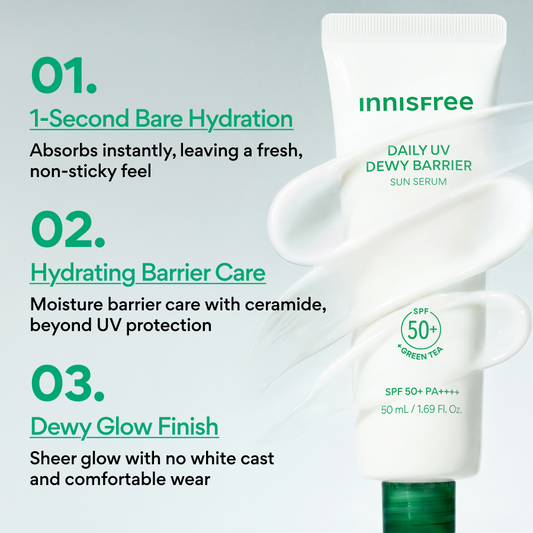 [B2F1] Daily UV Dewy Barrier Sun Serum 50ML