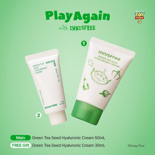 [Toy Story LTD] Green Tea Seed Hyaluronic Cream 50ml Set