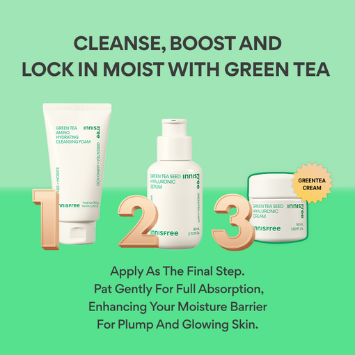[Toy Story LTD] Green Tea Seed Hyaluronic Cream 50ml Set