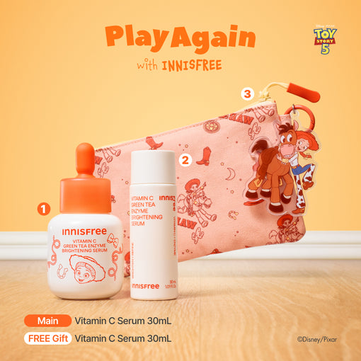 [Toy Story LTD] Vitamin C Green Tea Enzyme Brightening Serum 30ml Set