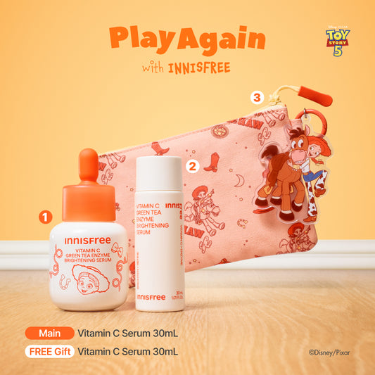 [Toy Story LTD] Vitamin C Green Tea Enzyme Brightening Serum 30ml Set
