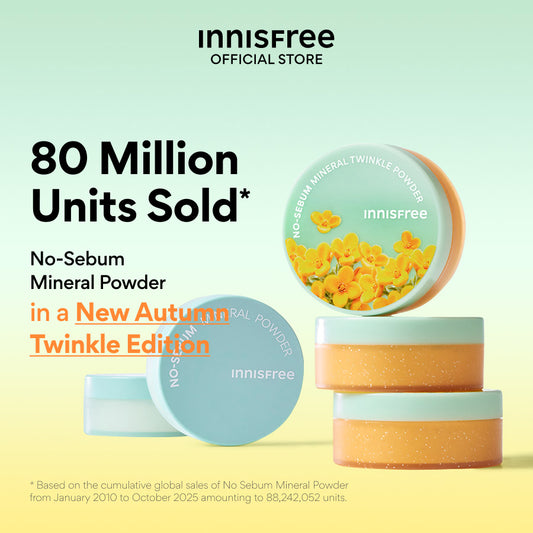 [Limited Edition] No-Sebum Mineral Twinkle Powder [Osmanthus]