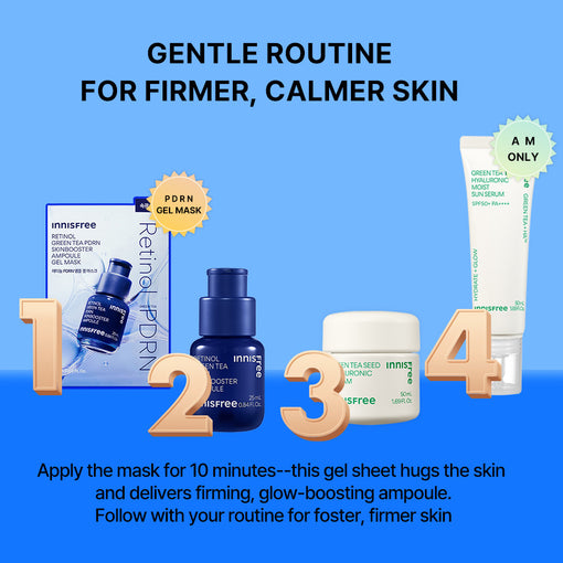Retinol Green Tea PDRN Ampoule Gel Mask