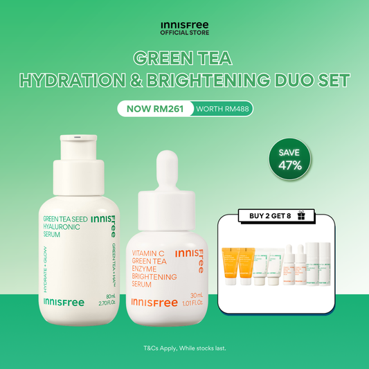 Green Tea Hydration & Brightening Duo Set [Limited Time Deal]