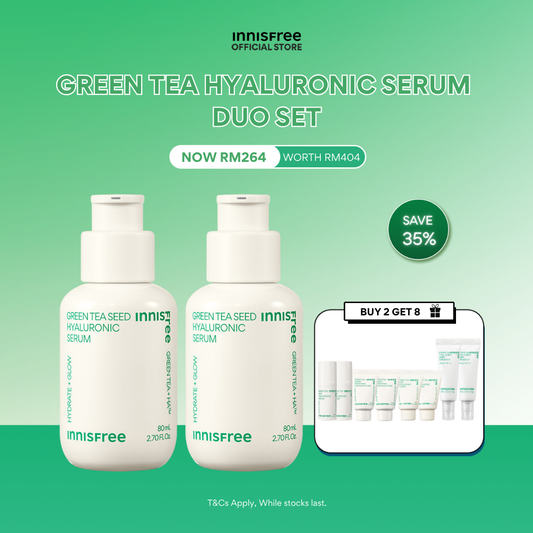 Green Tea Hyaluronic Serum Duo Set [Limited Time Deal]