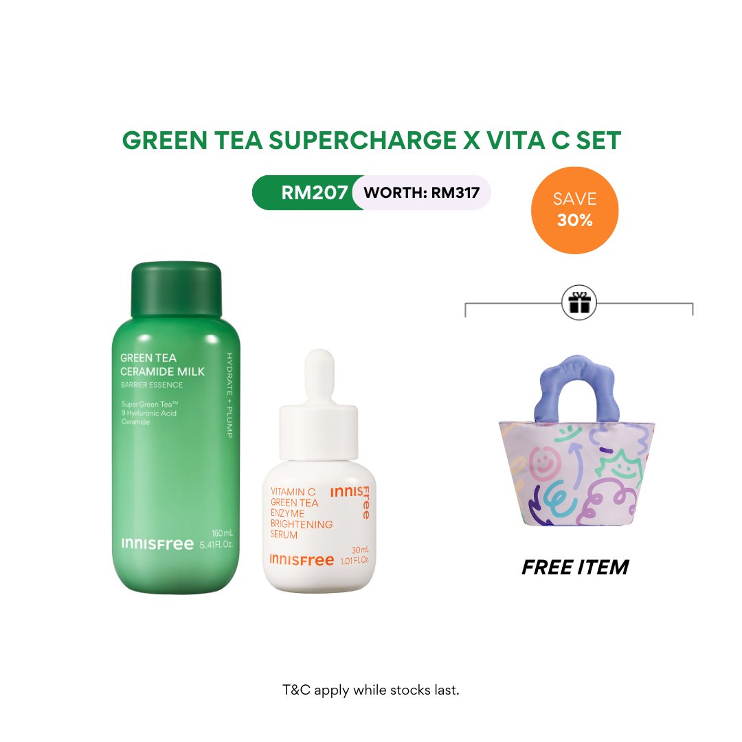 Green Tea Supercharge x Vita C Set