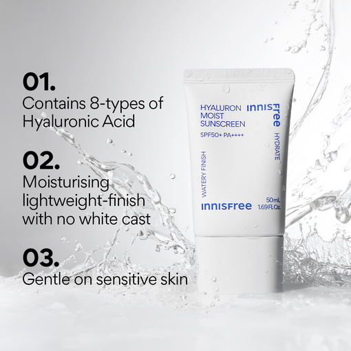 Hyaluron-Moist Sunscreen SPF50+ PA++++ 50ml