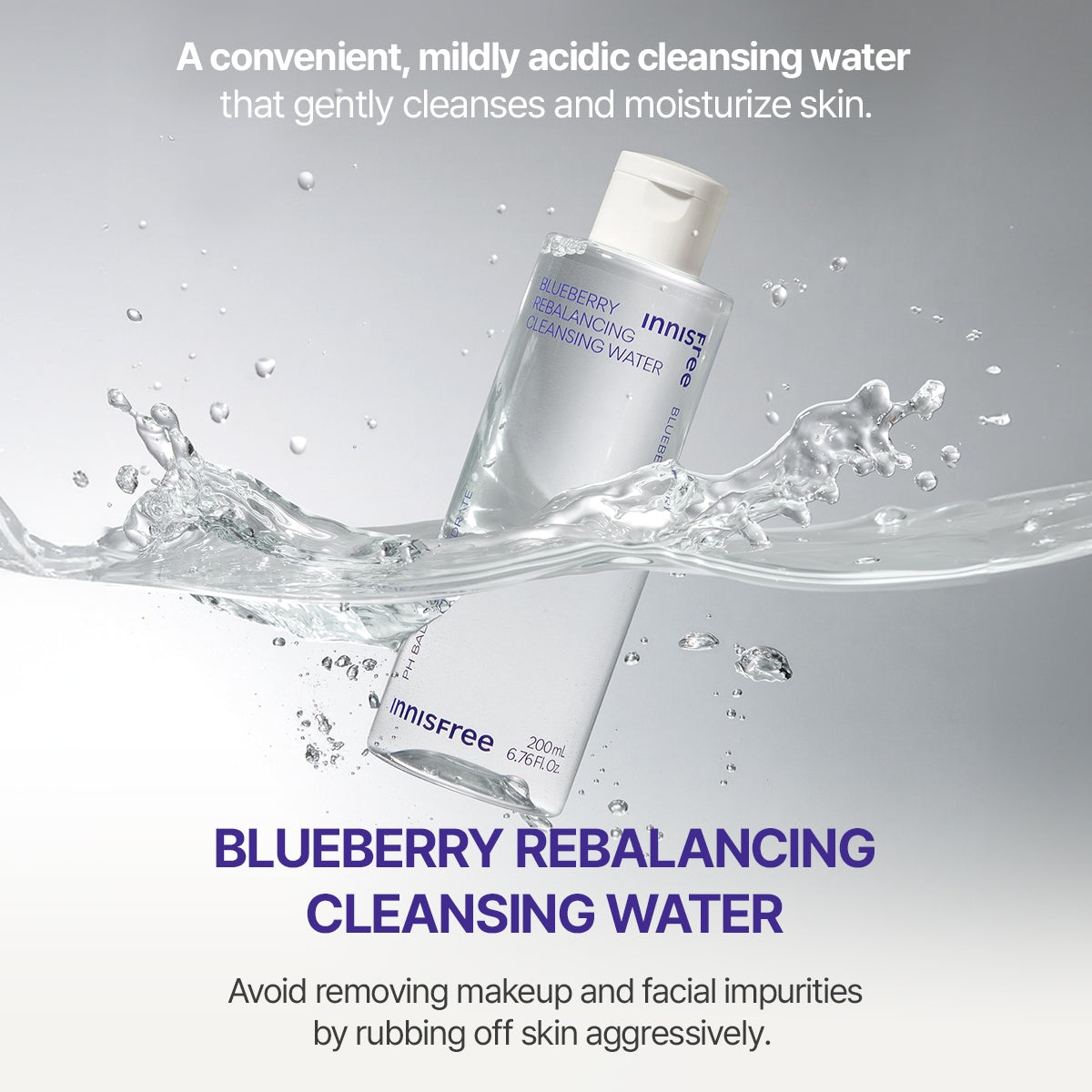 Blueberry Rebalancing Cleansing Water 200ml