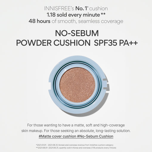 No-Sebum Powder Cushion SPF 29 PA++ Refill