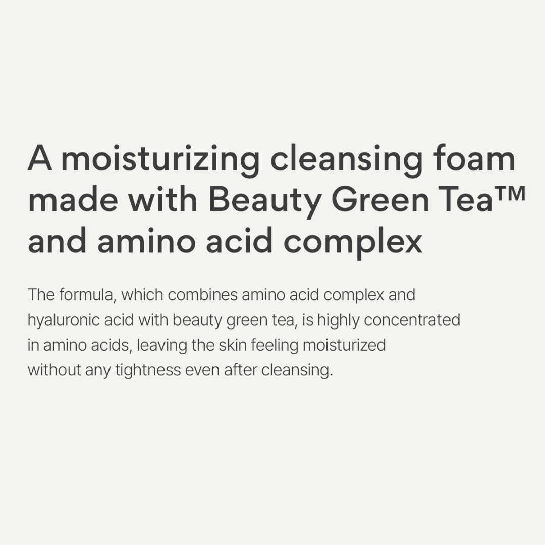 Green Tea Amino Hydrating Cleansing Foam 150g