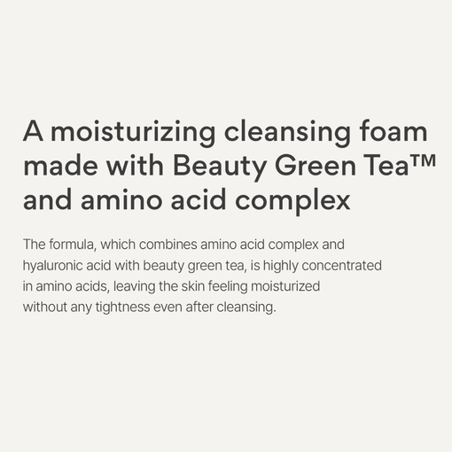 Green Tea Amino Hydrating Cleansing Foam 150g