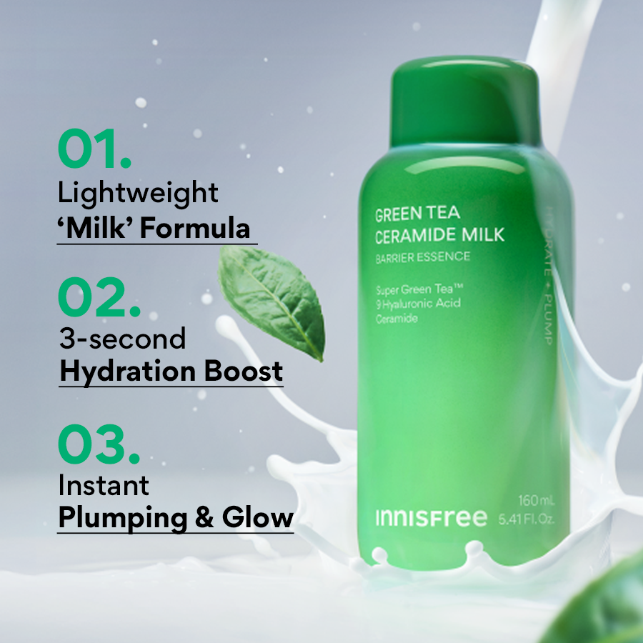 [SET] Supercharged Green Tea Ceramide Milk Ltd