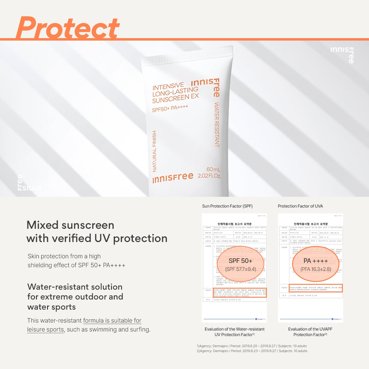 Intensive Long-lasting Sunscreen EX SPF50+ PA++++ 60ml